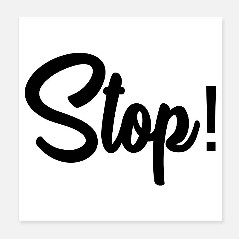 STOP. PANEL. DAD. MOTORCYCLE. FUNNY. CAR Poster 8" x 8" (20x20 cm)
