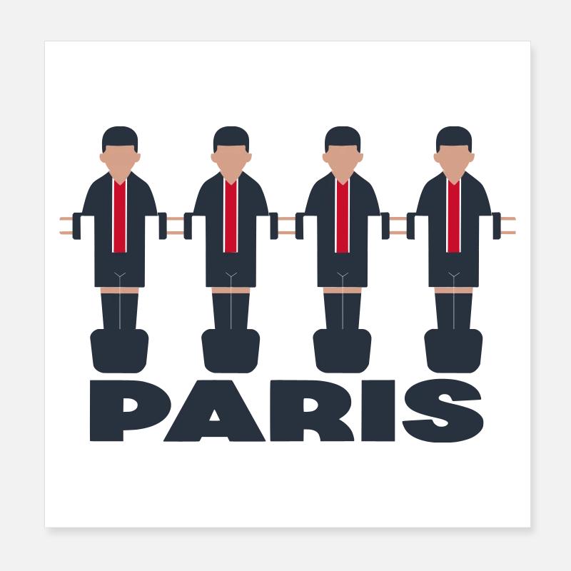 Paris Poster 20 x 20 cm