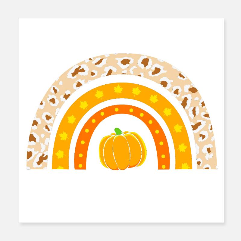Thanksgiving Lehrerin Lehrer Poster 20x20 cm