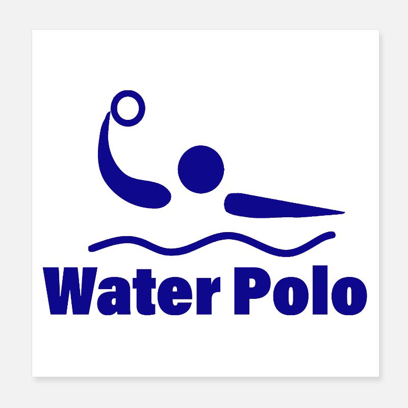 Water Polo Poster 8" x 8" (20x20 cm)