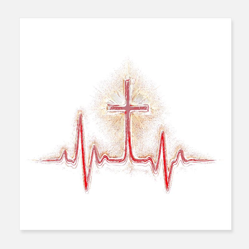 Kaplan Kleriker Pfarrer Poster 20x20 cm