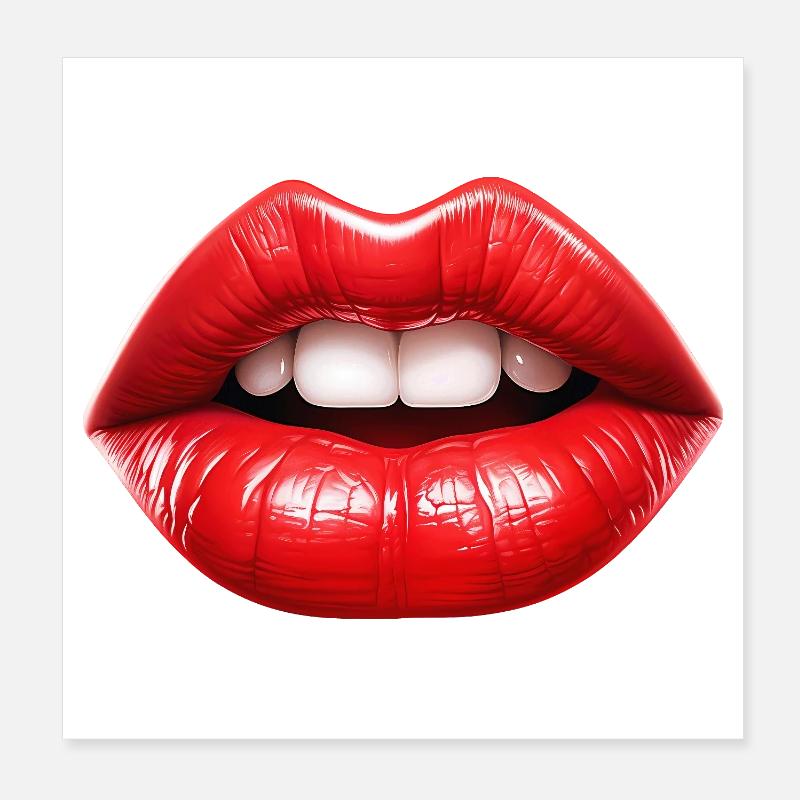 Lipps, Design #4 Poster 20 x 20 cm