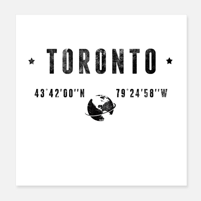 TORONTO Poster 8" x 8" (20x20 cm)