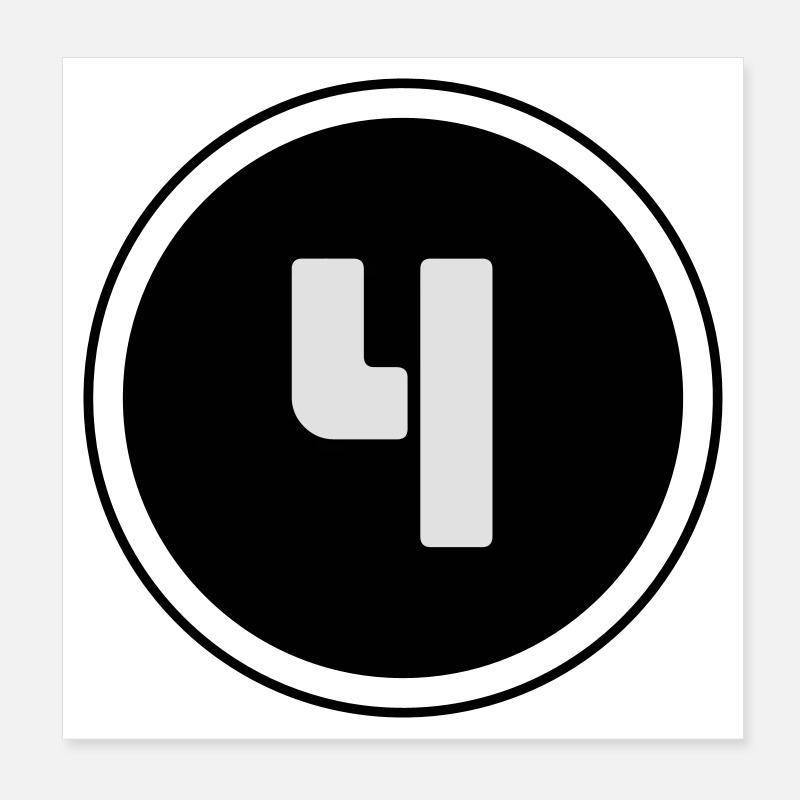 ## 4 ## (V) Poster 20 x 20 cm