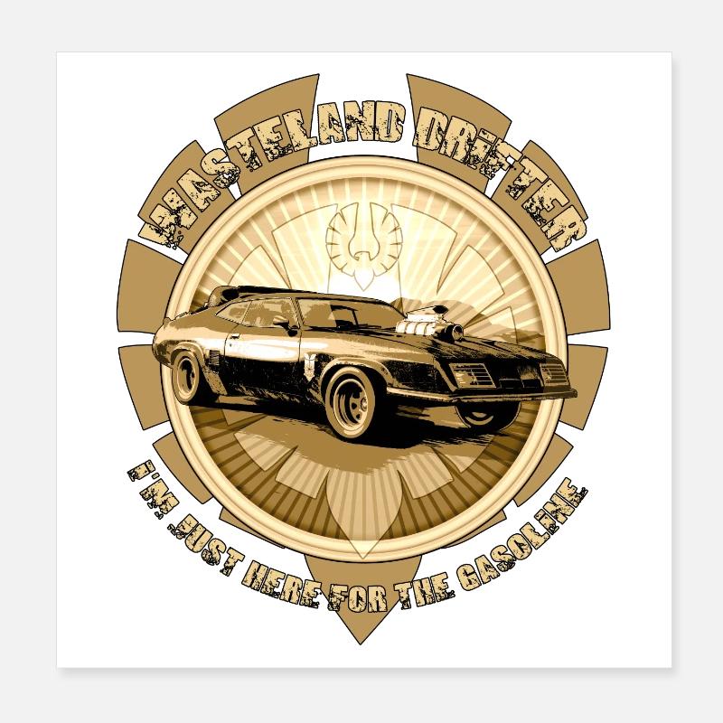 last V8 Poster 20x20 cm