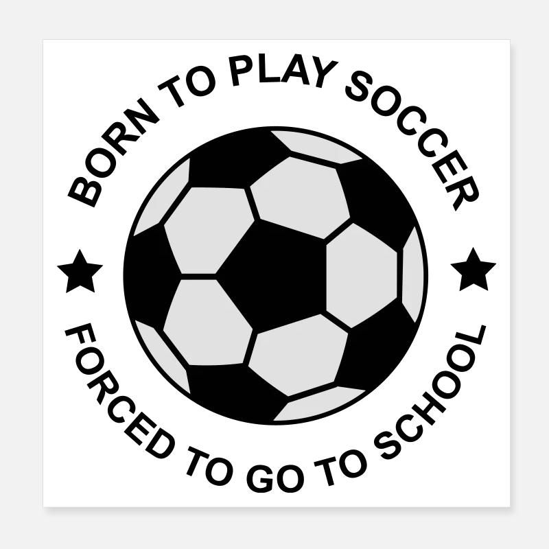 soccer Poster 20x20 cm