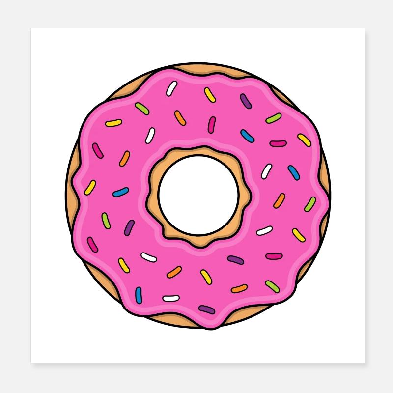 Beignet Poster 20 x 20 cm