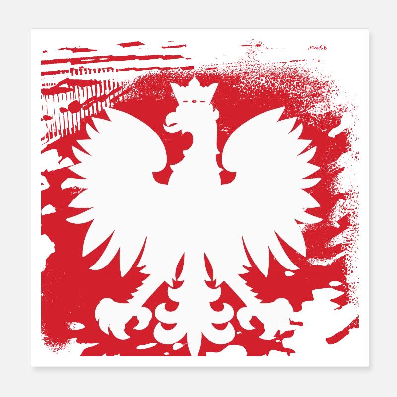 Polen Poster 20x20 cm