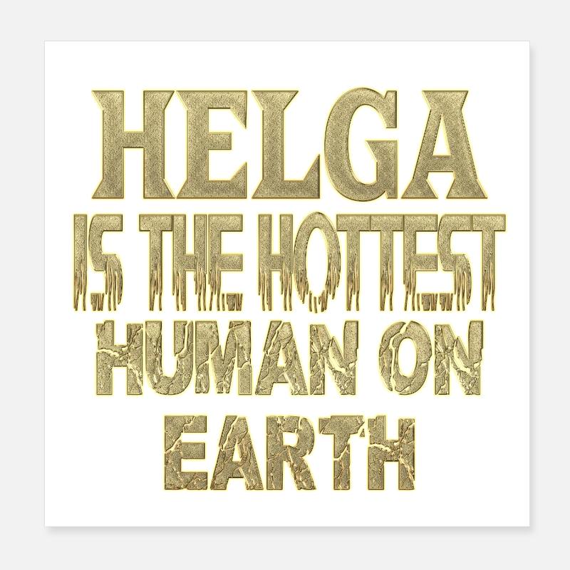 Helga Poster 20 x 20 cm
