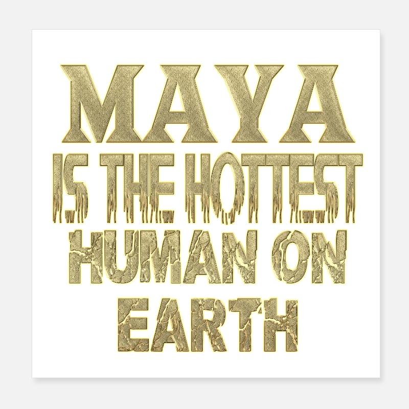 Maya Poster 20 x 20 cm