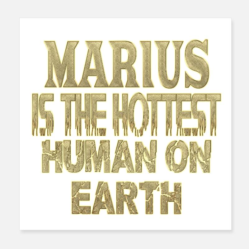 Marius Poster 20x20 cm