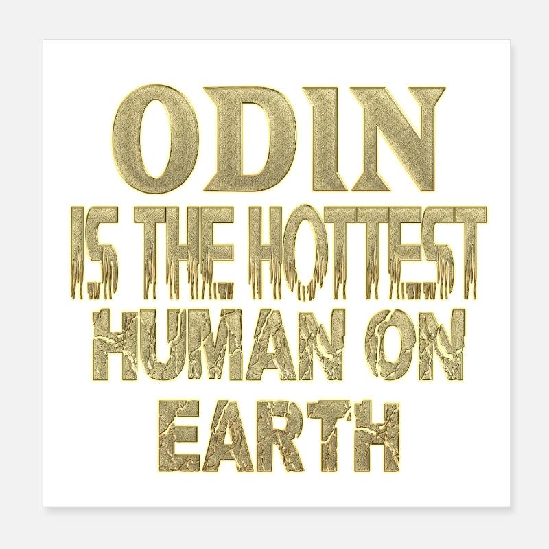 Odin Poster 8" x 8" (20x20 cm)