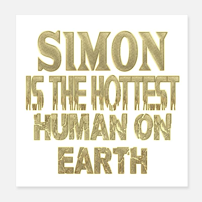 Simon Poster 20x20 cm