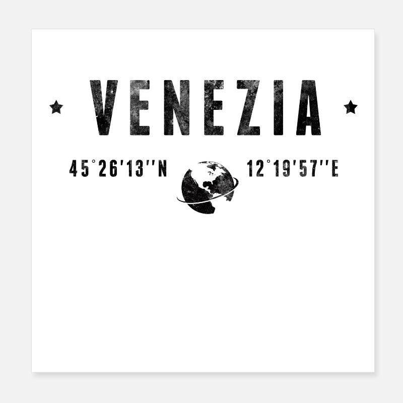 Venezia Poster 20 x 20 cm