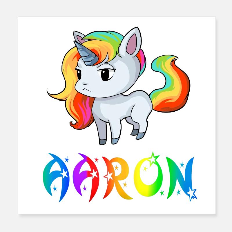 Aaron Einhorn Poster 20 x 20 cm