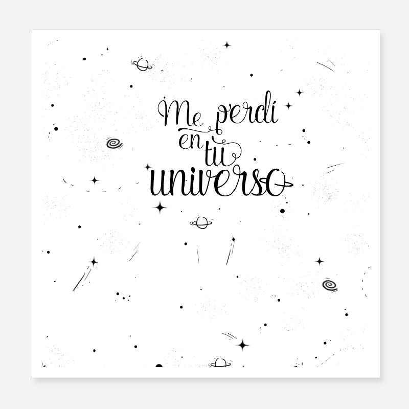 univers Poster 20 x 20 cm