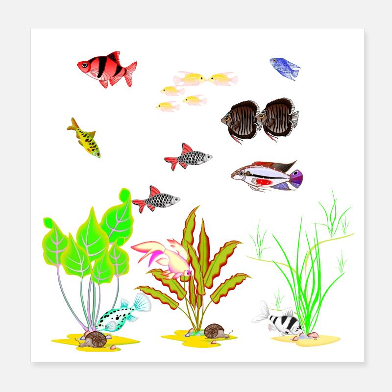 My Fish Tank 3 Poster 20x20 cm