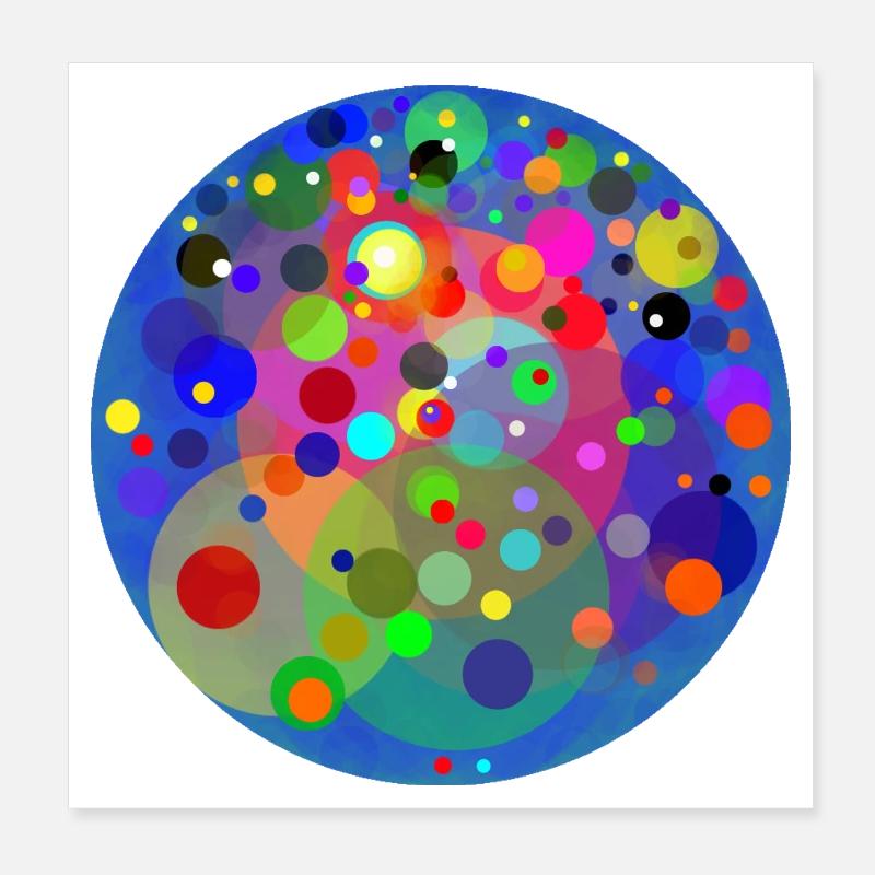 Planet der Planeten Poster 20x20 cm