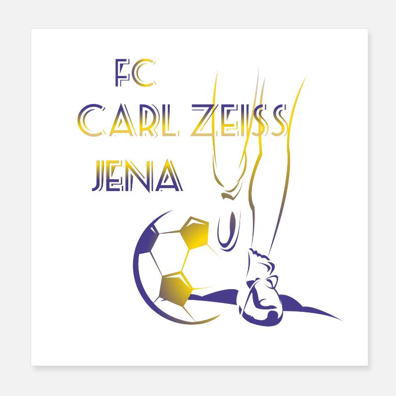 FC Carl Zeiss Jena Poster 8" x 8" (20x20 cm)