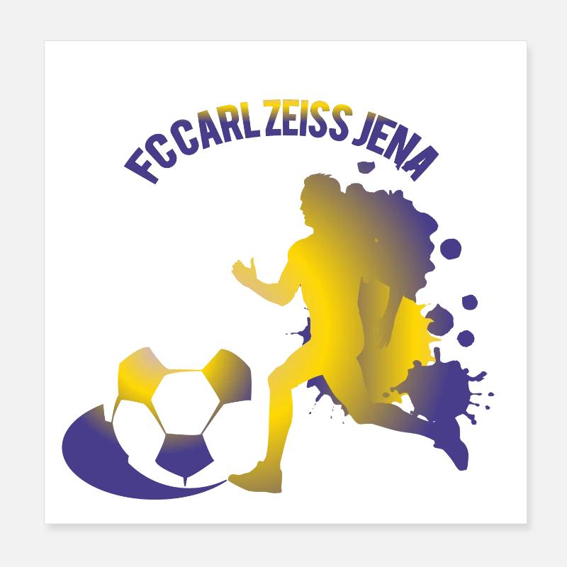 FC Carl Zeiss Jena Poster 20 x 20 cm