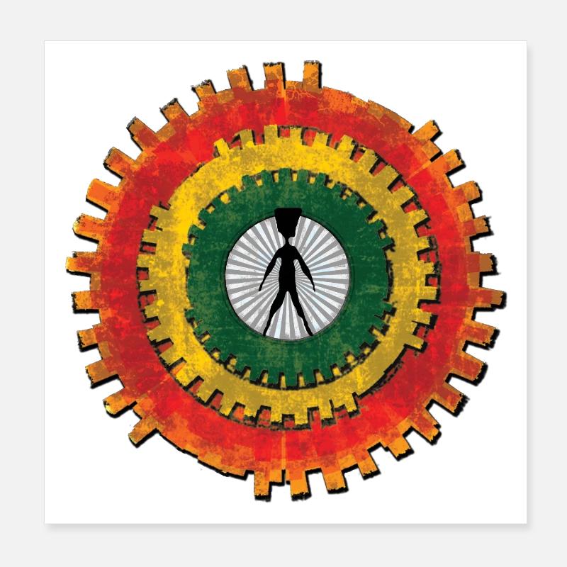 Lake Jah Light Poster 8" x 8" (20x20 cm)