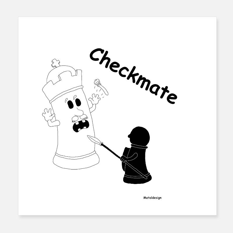 Maté / maté Poster 20 x 20 cm