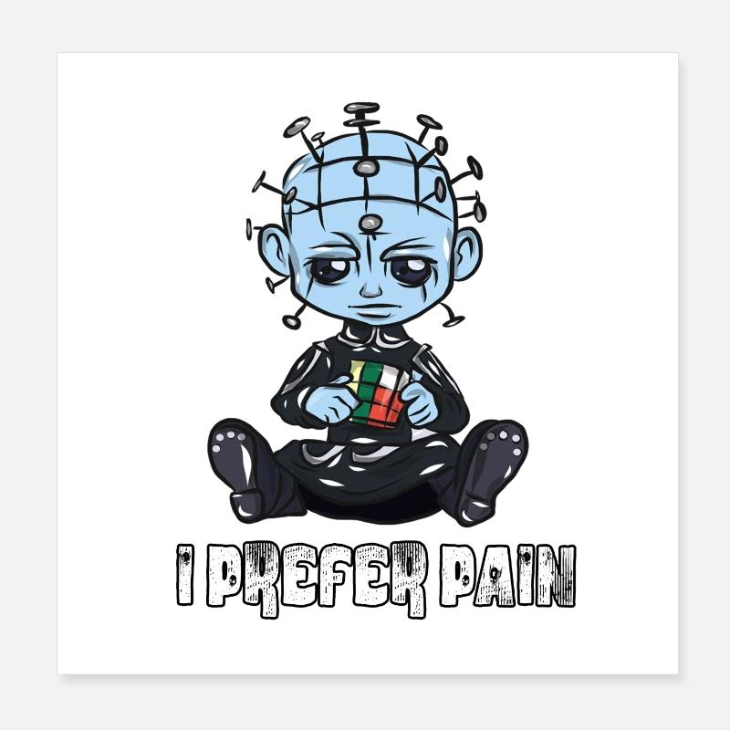 Pinhead Hellraiser Halloween Poster 20 x 20 cm