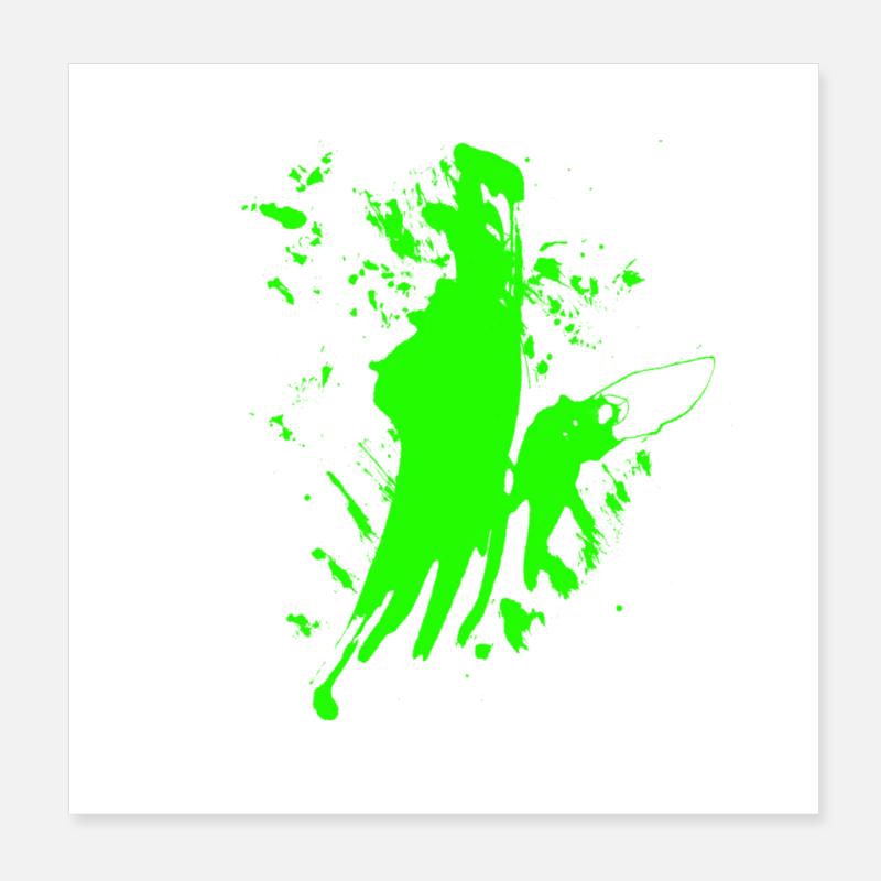 color spot - Poster 8" x 8" (20x20 cm) - white