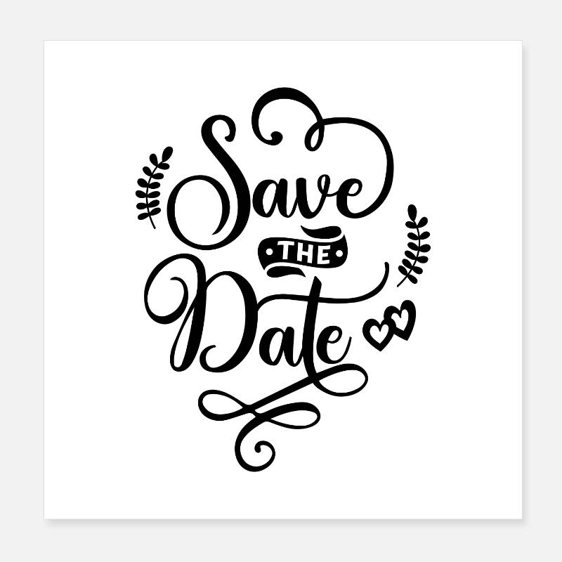 Timeless Natural Patterns in Black and White Poster 8" x 8" (20x20 cm)