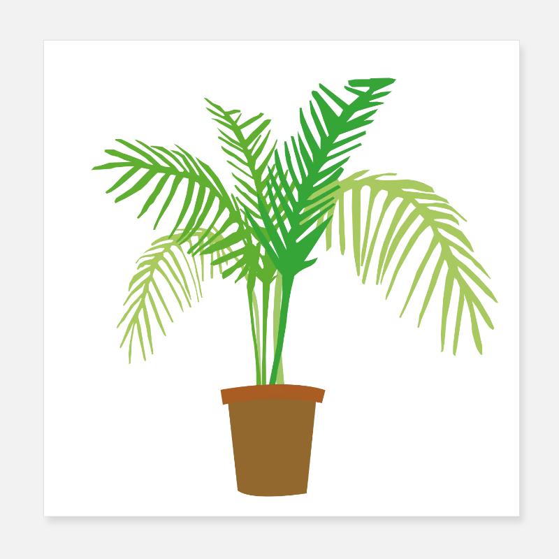 palmier Poster 20 x 20 cm
