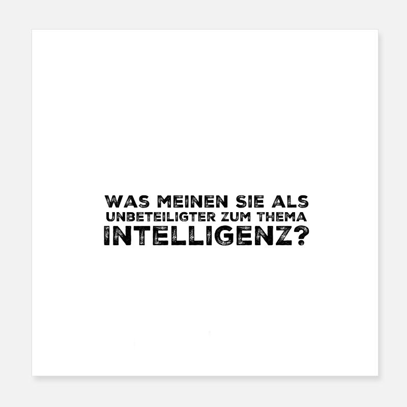 Diction espiègle – Idée de cadeau drôle Poster 20 x 20 cm