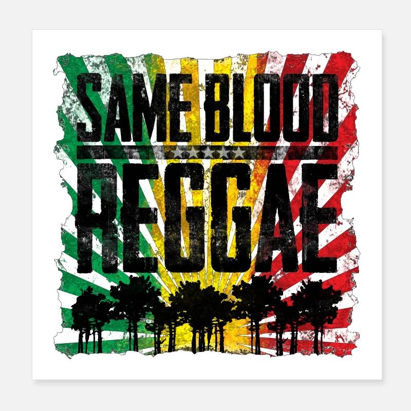 Même sang, racines différentes Design Poster 20 x 20 cm