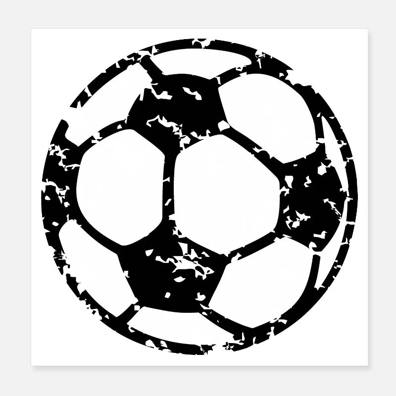 Fußball Poster 20x20 cm
