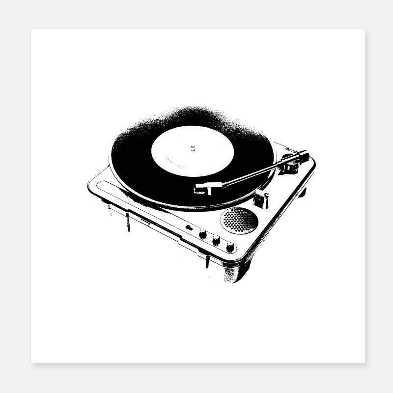 vynil player ! Poster 8" x 8" (20x20 cm)