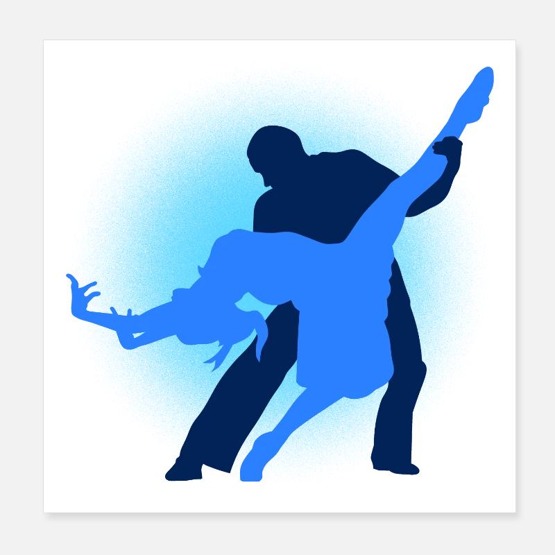 dance Poster 8" x 8" (20x20 cm)