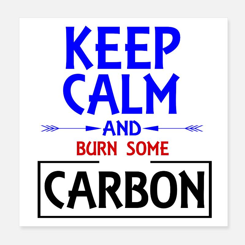 Climate change, engine and oil Poster 8" x 8" (20x20 cm)