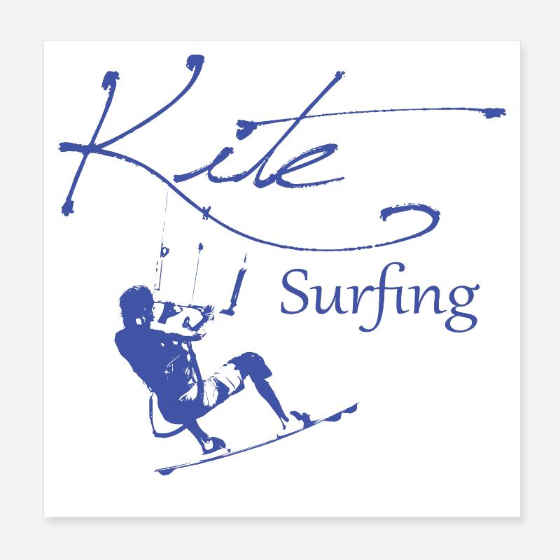 Kite - Surfing Poster 20 x 20 cm
