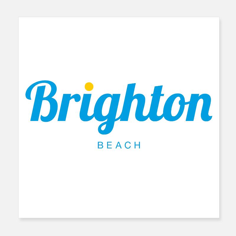 BRIGHTON England Poster 20x20 cm