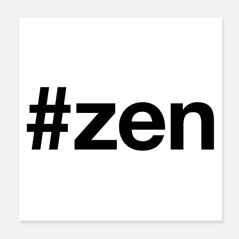 ZEN Poster 20 x 20 cm
