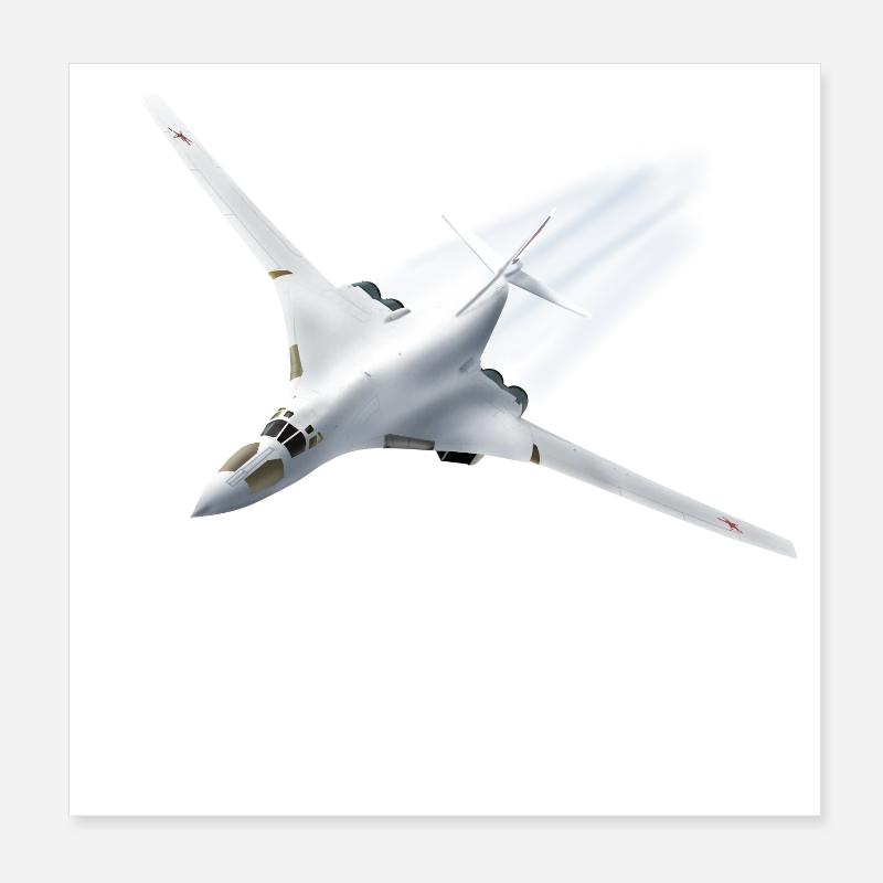Tupolew Tu-160 Poster 20x20 cm