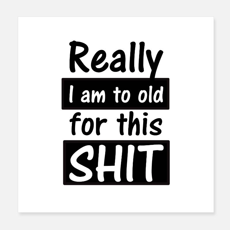 Humor Poster 20x20 cm