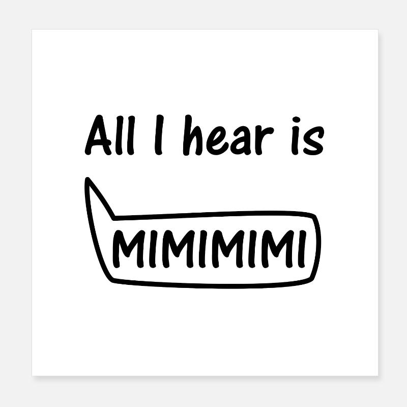 drôle Poster 20 x 20 cm