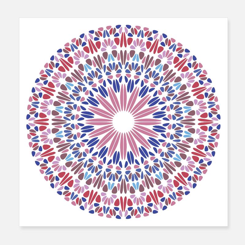 Mandala Mandala Poster 20 x 20 cm