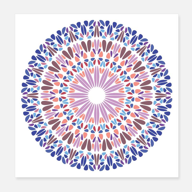 Mandala Mandala Poster 20 x 20 cm
