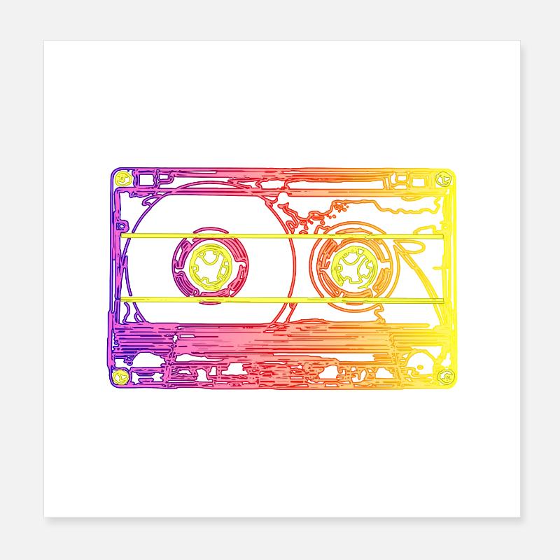 90s Poster 8" x 8" (20x20 cm)
