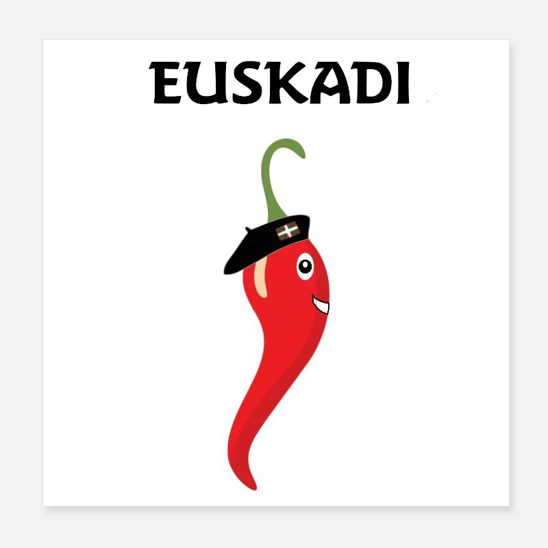 Baskisch Poster 20x20 cm