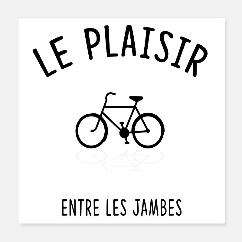 Le plaisir entre les jambes Poster 20 x 20 cm
