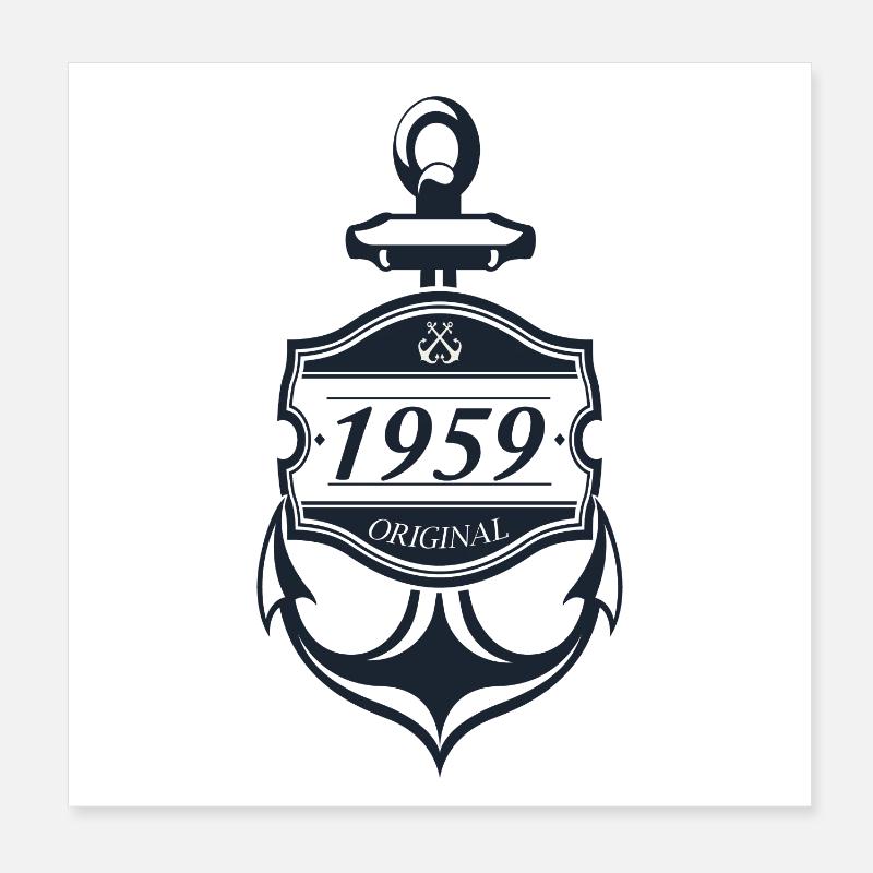 Anker 1959 Poster 20x20 cm