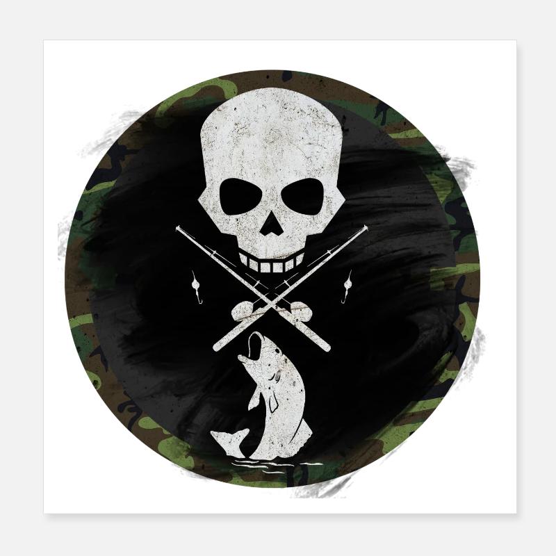 Pêcheurs Poster 20 x 20 cm