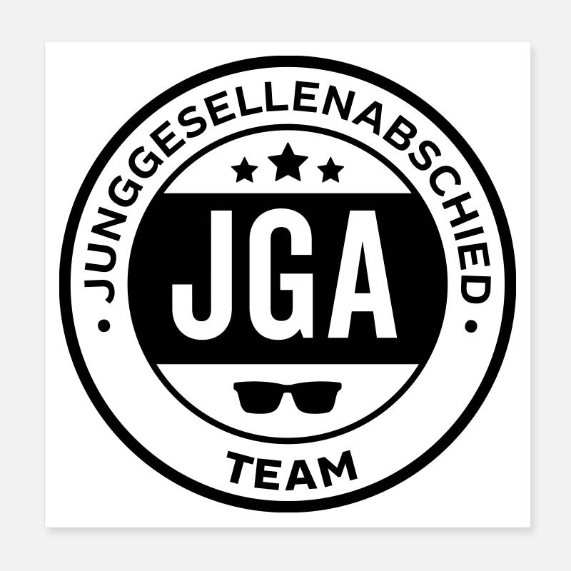 jga team heirat Poster 20x20 cm